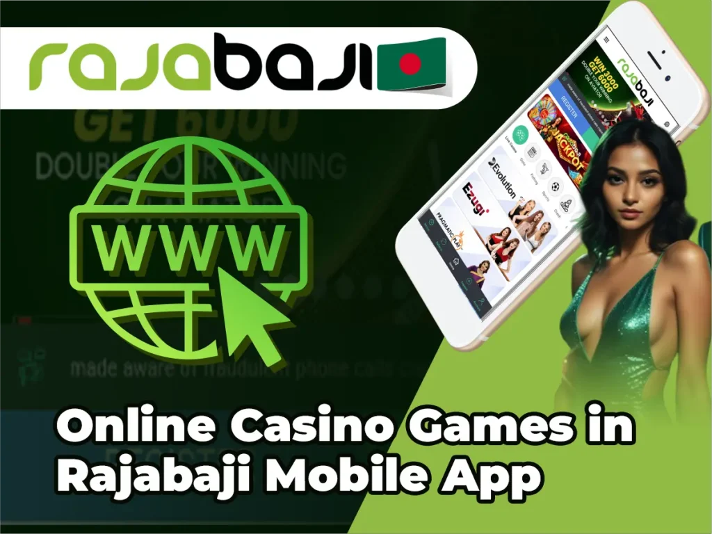 Online Casino Games in Rajabaji Mobile App